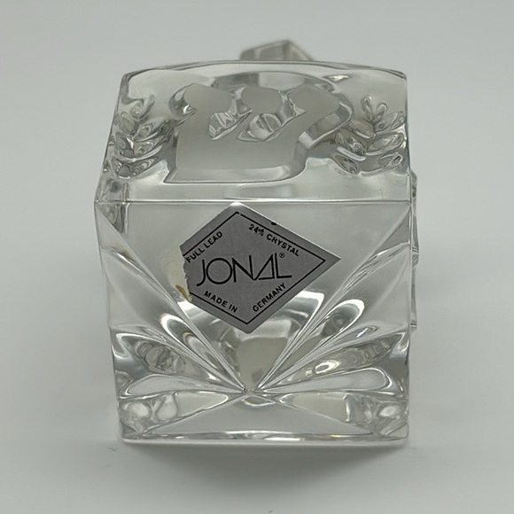 Jonal VTG 24% Crystal Hanukkah Dreidel Spinning Top Made in Germany, Judaica - Picture 8 of 12